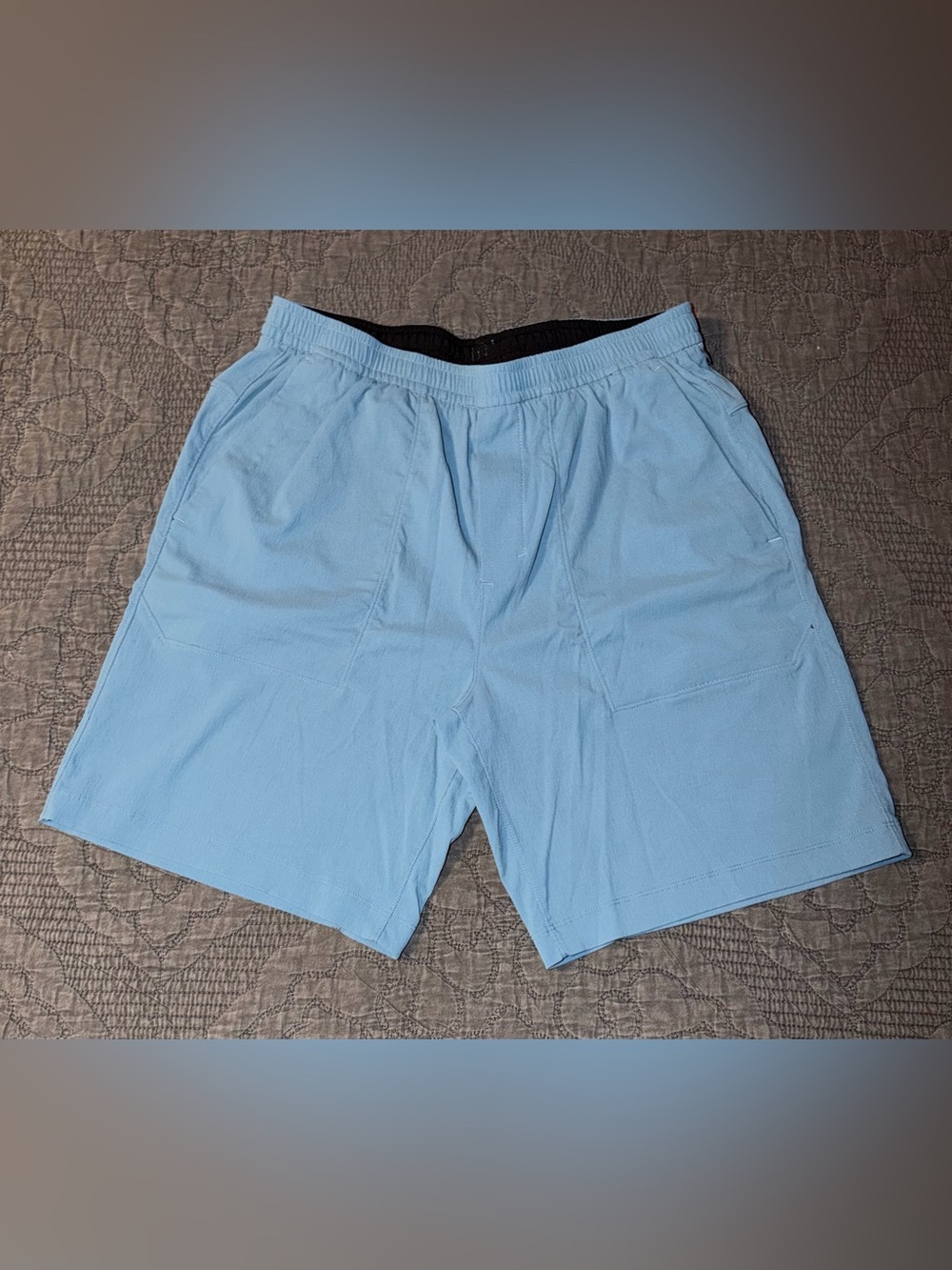 Lululemon Bowline Shorts 8” Woven-Blue Men’s Size-L